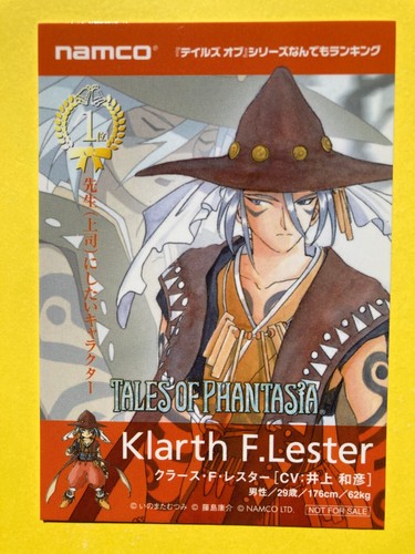 Klarth lester tales - klarth, my