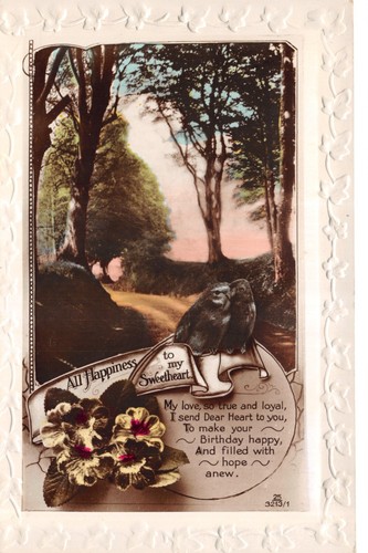 Greetings postcard happiness - greetings,